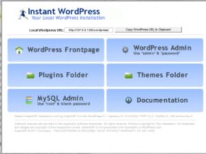 برنامج instant wordpress